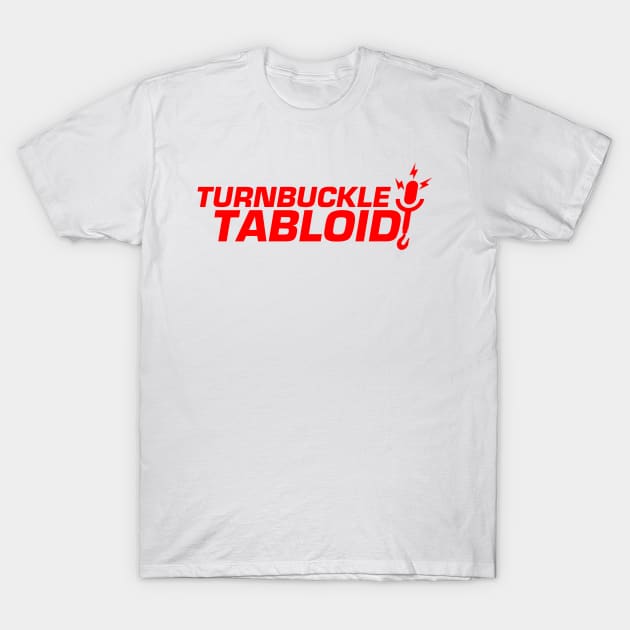 TBT Red Logo T-Shirt by TurnbuckleTabloid